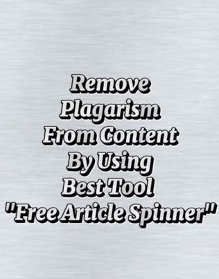 How to Remove Plagiarism from your Content || Free Article Spinner